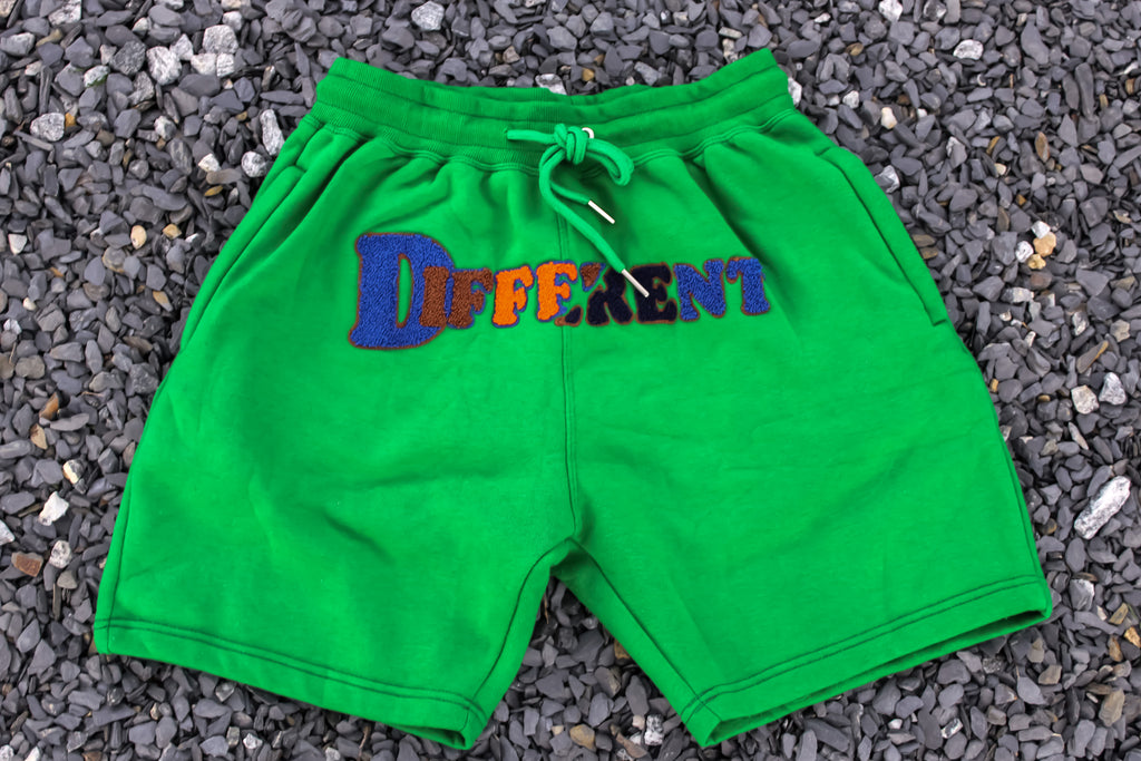 Green Different Shorts