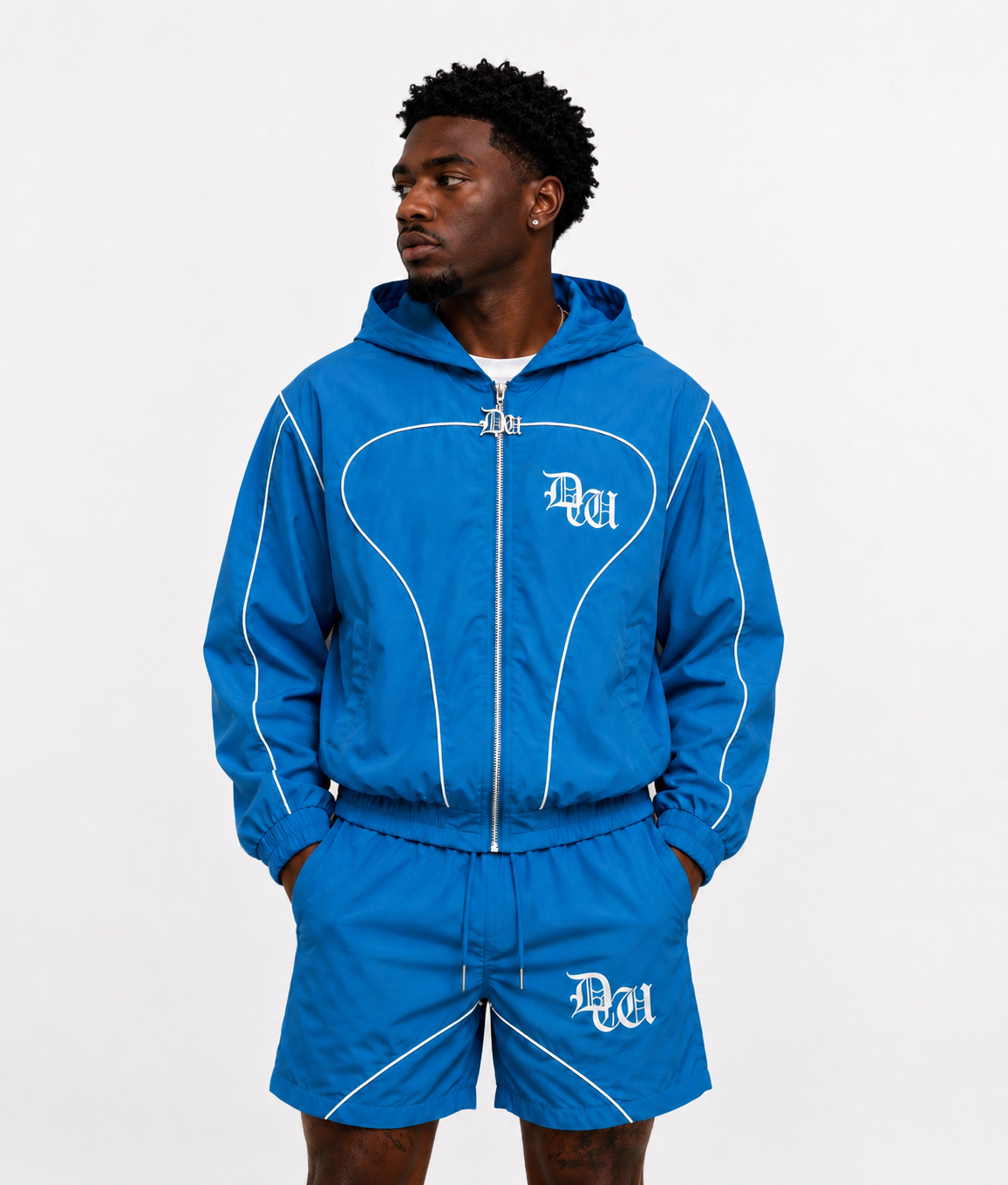 Sky Blue Essential Windbreaker