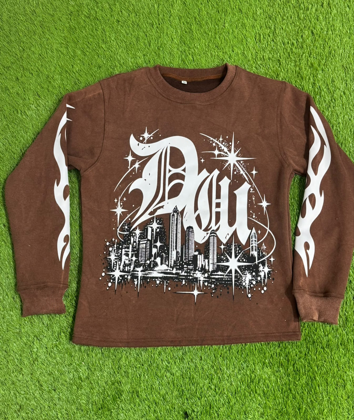 Afterhours Brown Crewneck Sweater