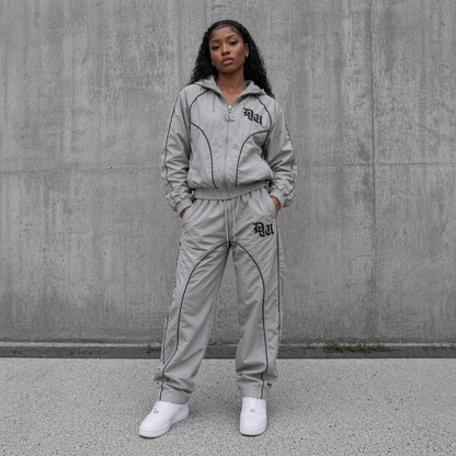 Essential Windbreaker Tracksuit Grey