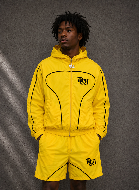 Yellow Essential Windbreaker Set