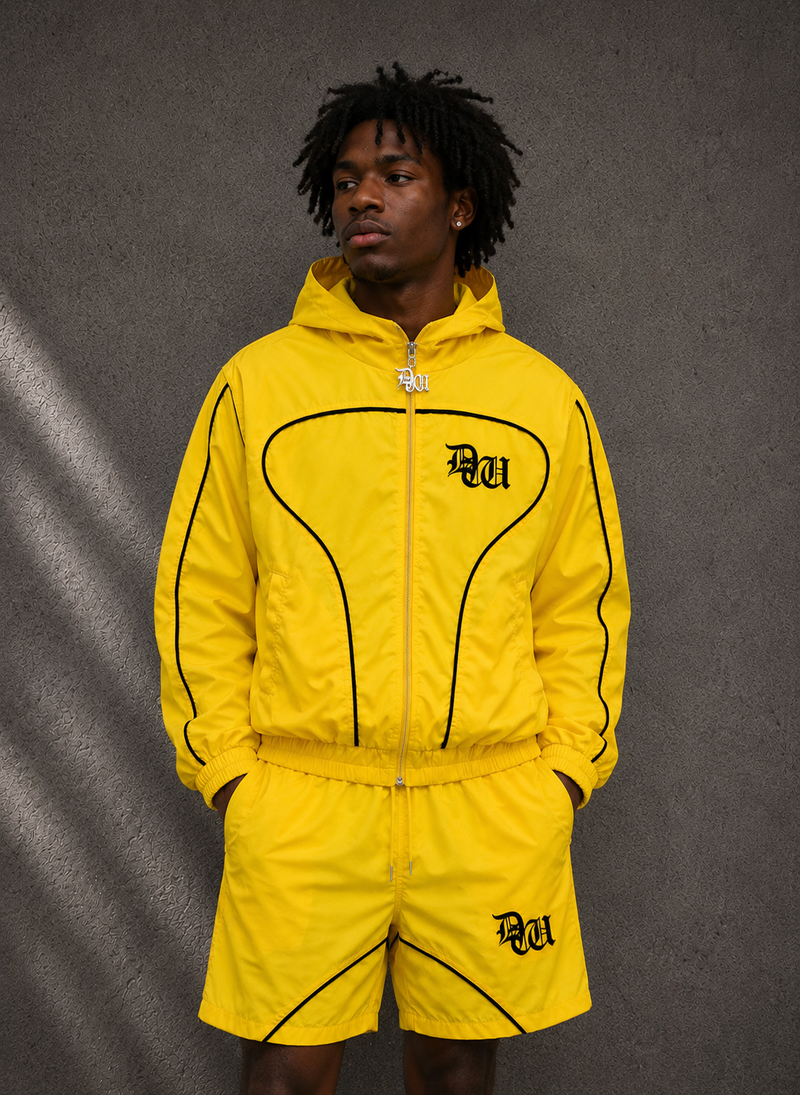 Yellow Essential Windbreaker Set