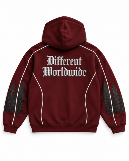 Different Worldwide Burgundy Set