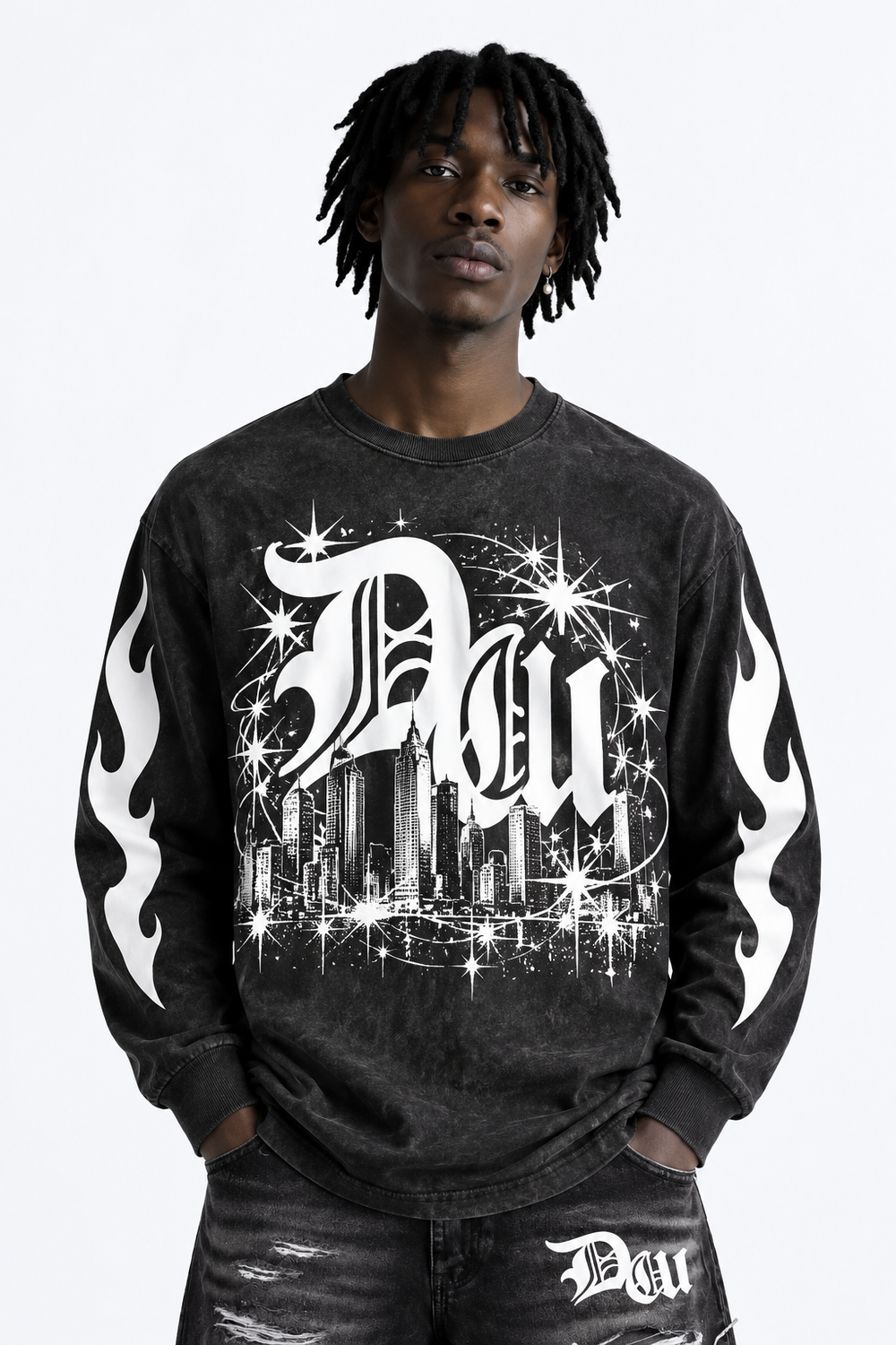 Afterhours Black Crewneck Sweater