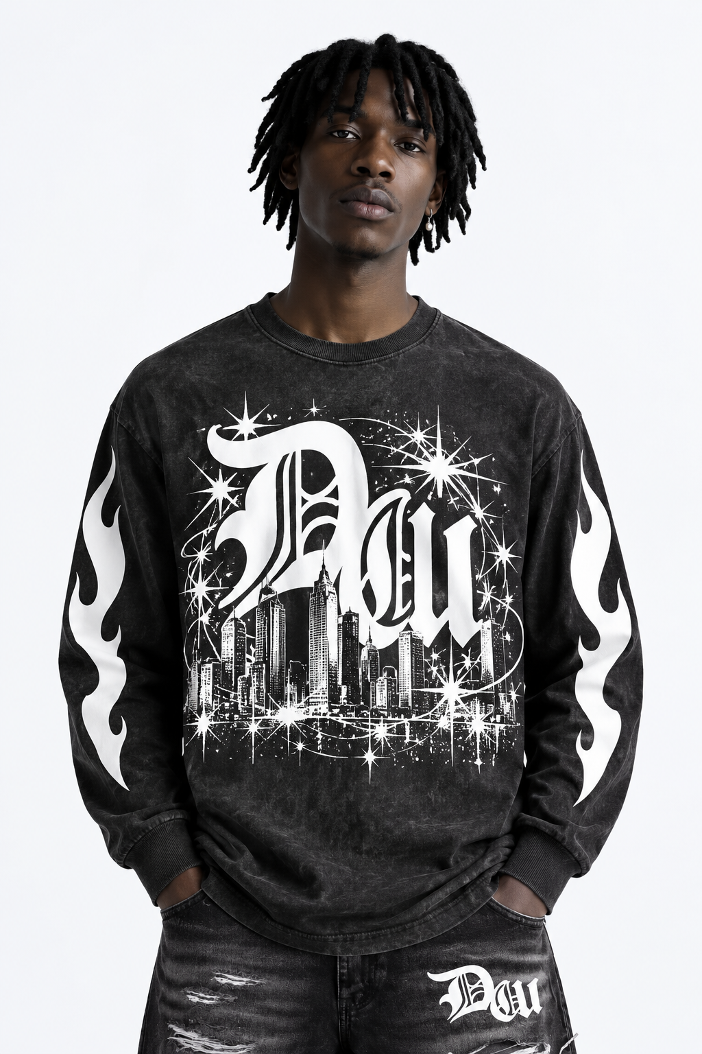 Afterhours Black Crewneck Sweater
