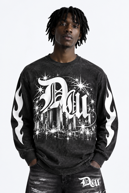 Afterhours Black Crewneck Sweater