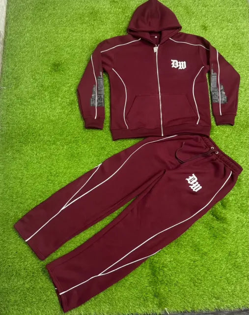 Different Worldwide Burgundy Set