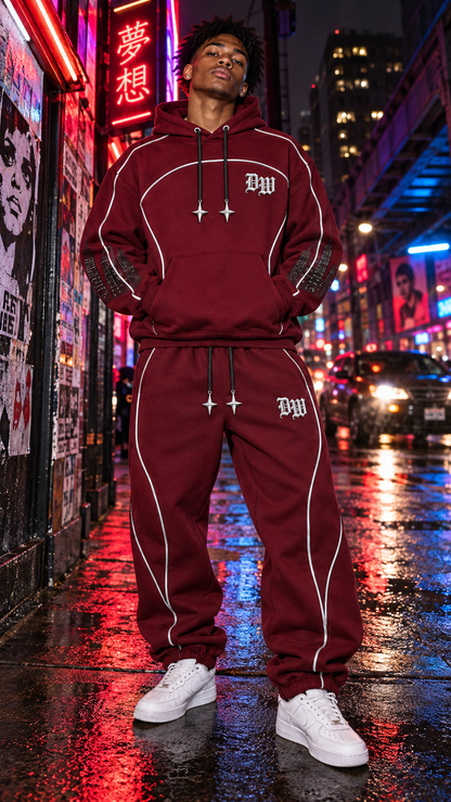 Different Worldwide Burgundy Set