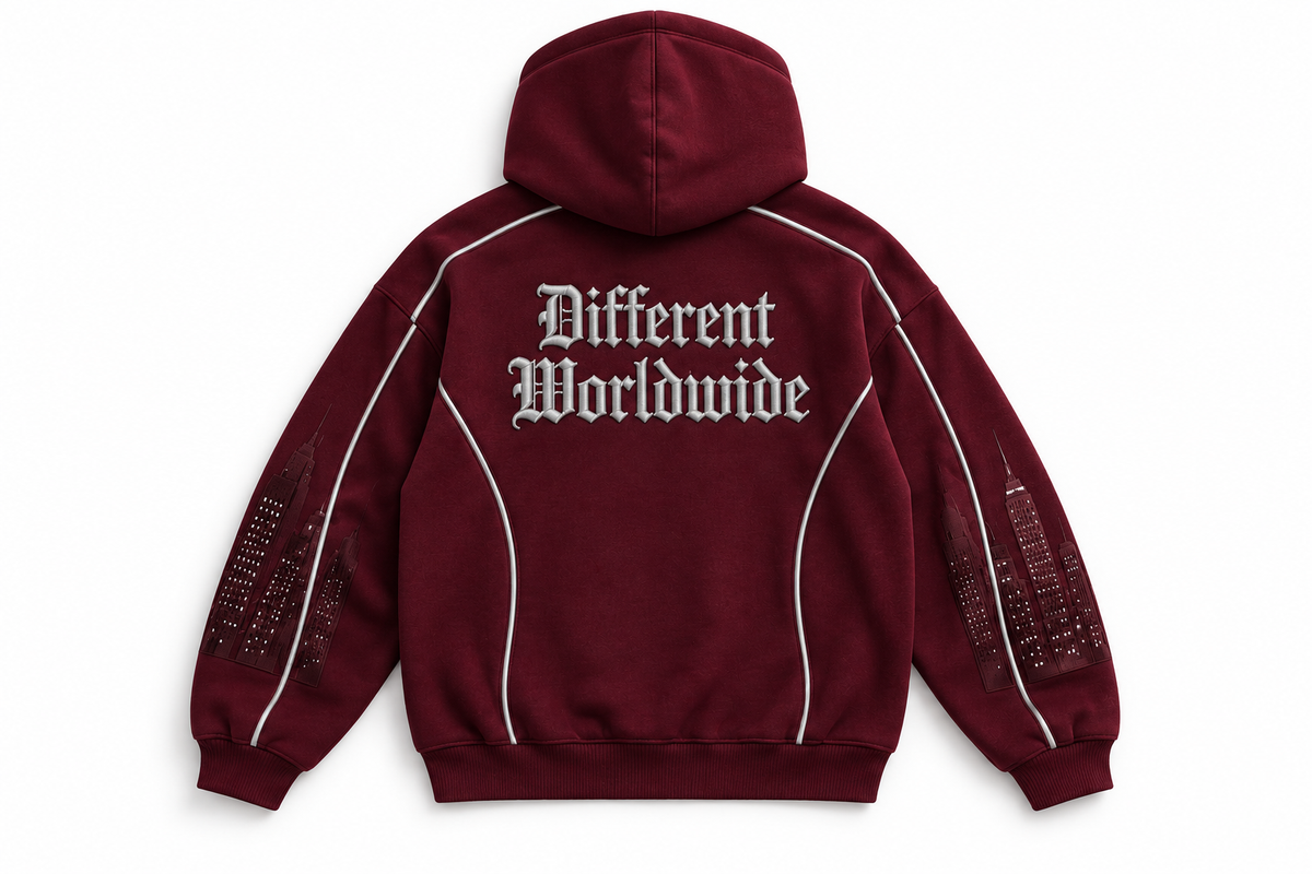 Different Worldwide Burgundy Set