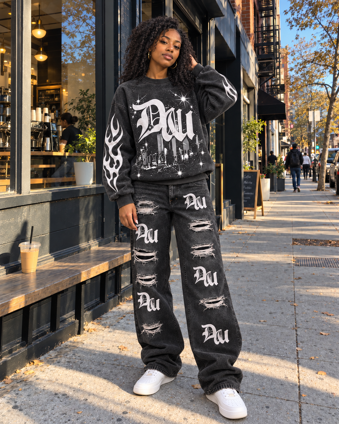 Afterhours Black Crewneck Sweater