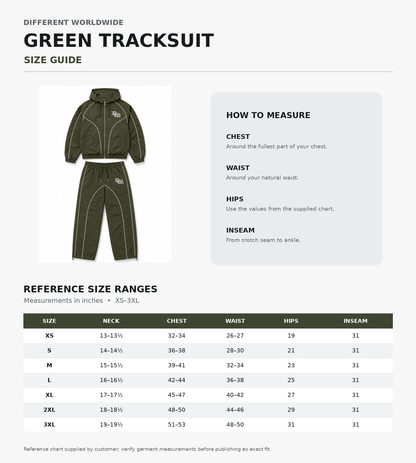 Essential Windbreaker Tracksuit Olive Green