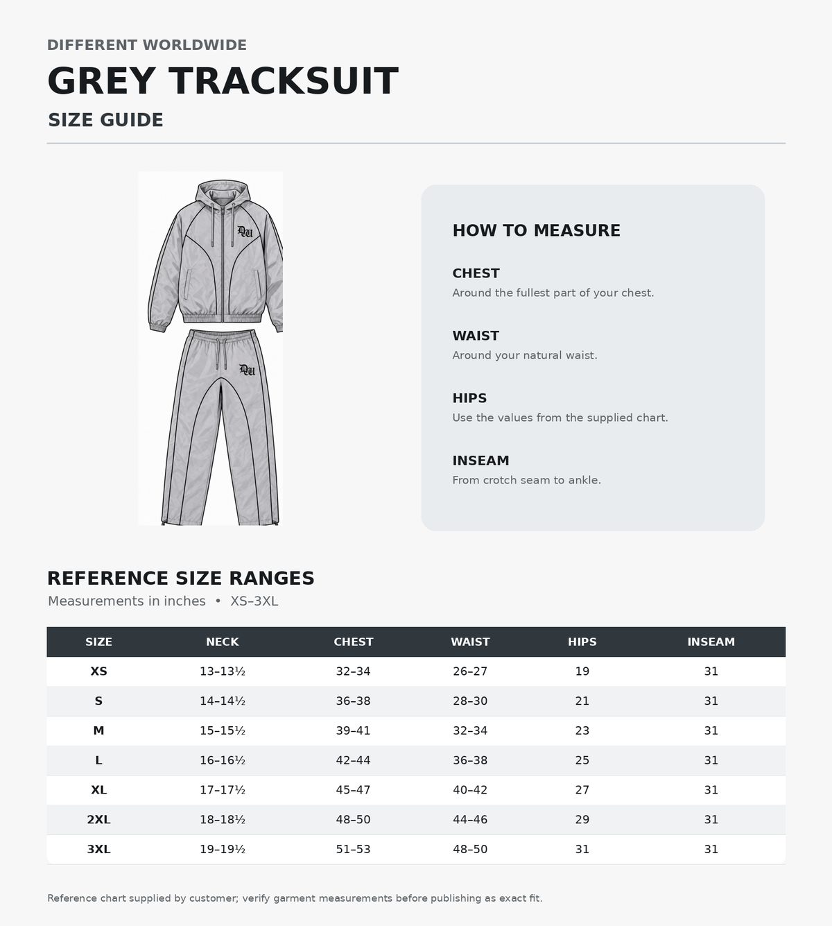 Essential Windbreaker Tracksuit Grey