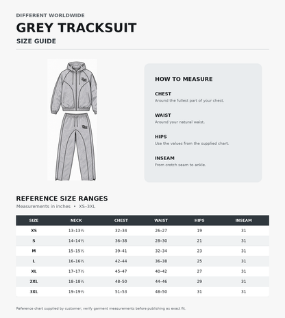 Essential Windbreaker Tracksuit Grey