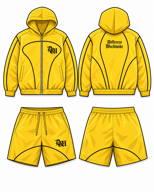 Yellow Essential Windbreaker Set